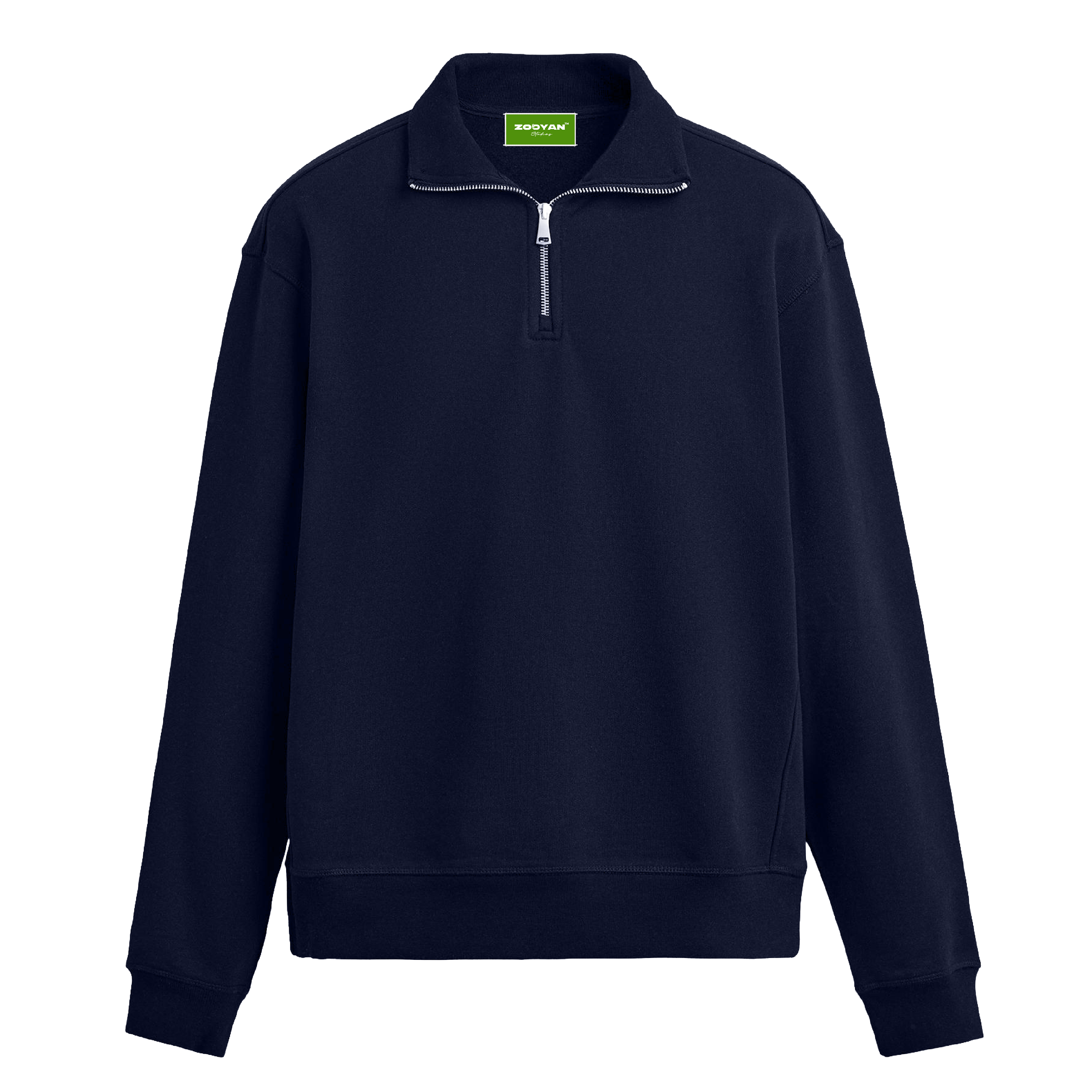 COLLAR SWEATSHIRT BLUE