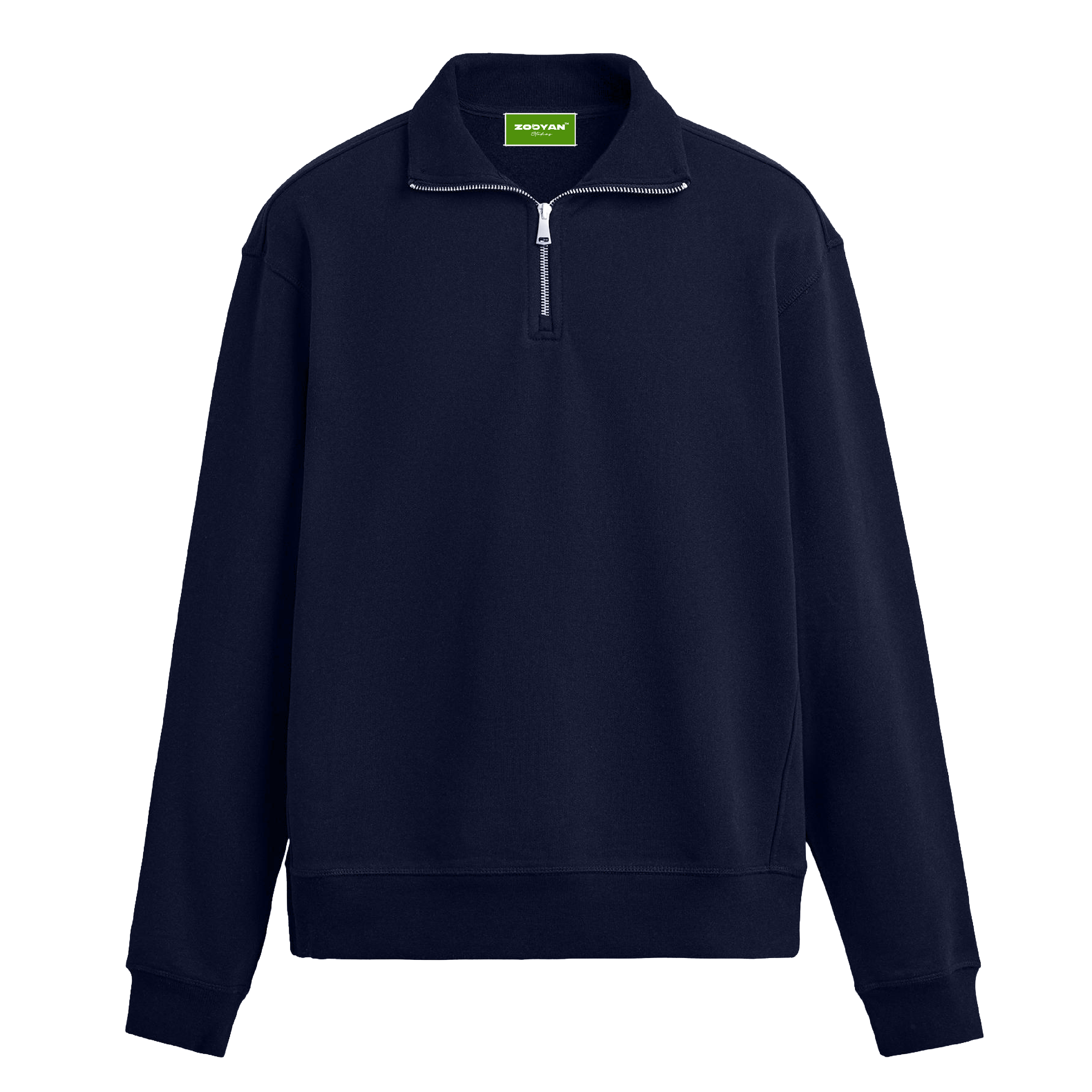 COLLAR SWEATSHIRT BLUE