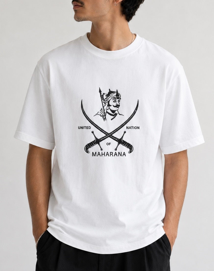 MAHARANA PRATAP EMBROIDERED TSHIRT