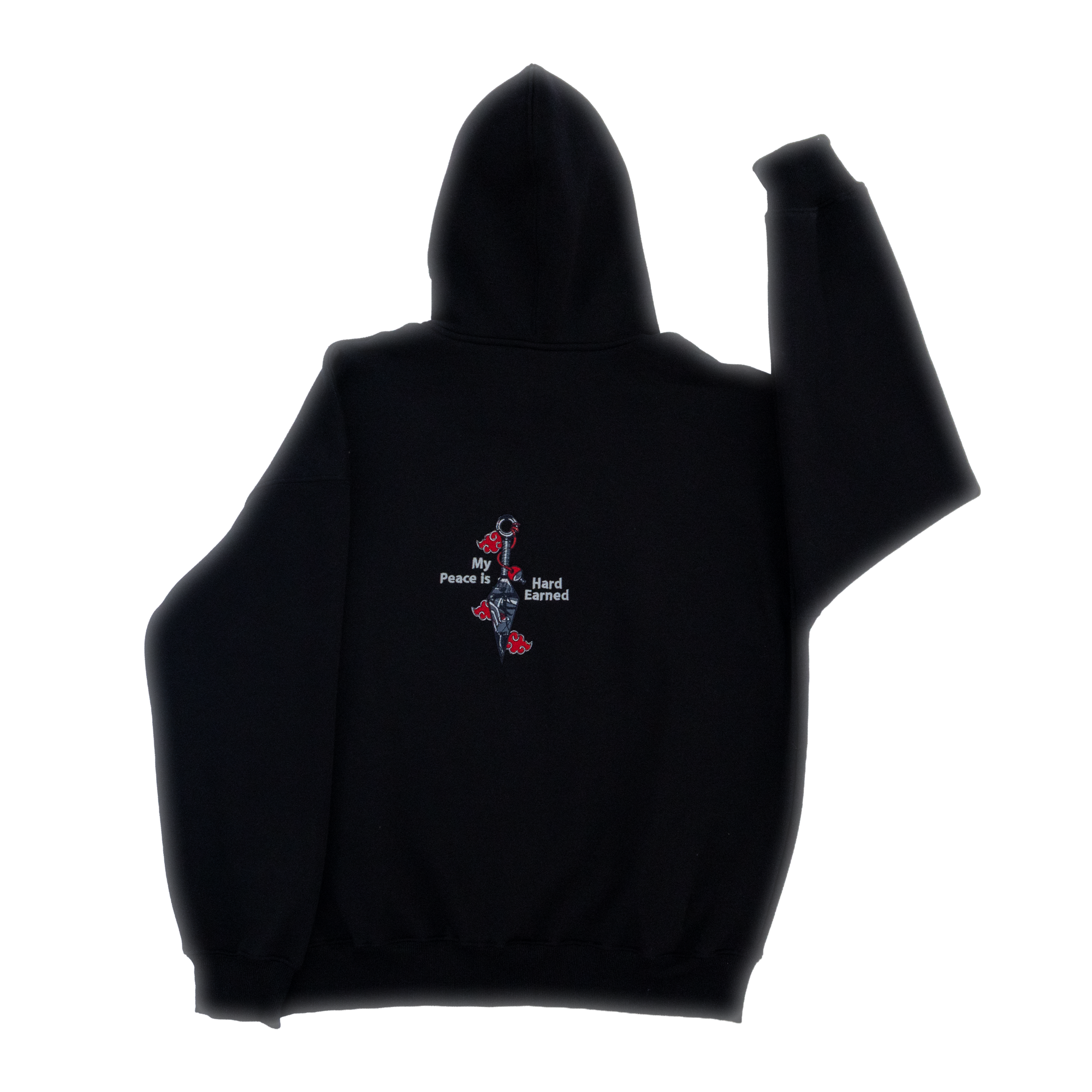 ITACHI KUNAI EMBROIDERED HOODIE