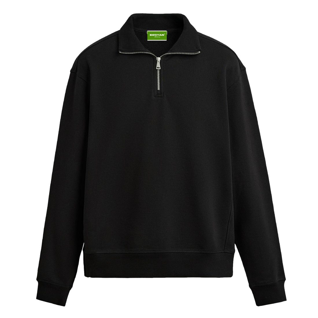 COLLAR SWEATSHIRT BLACK