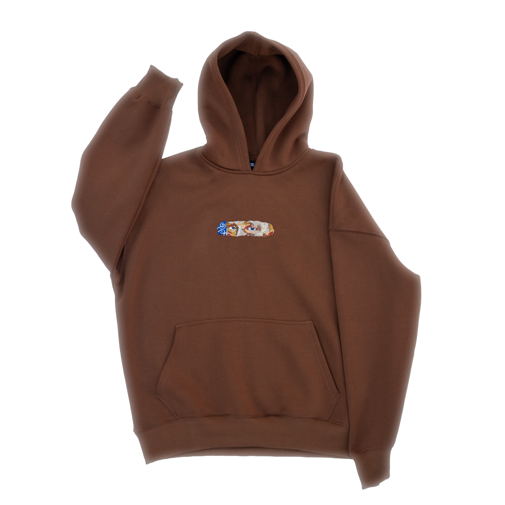 VAN GOGH GAZE EMBROIDERED HOODIE