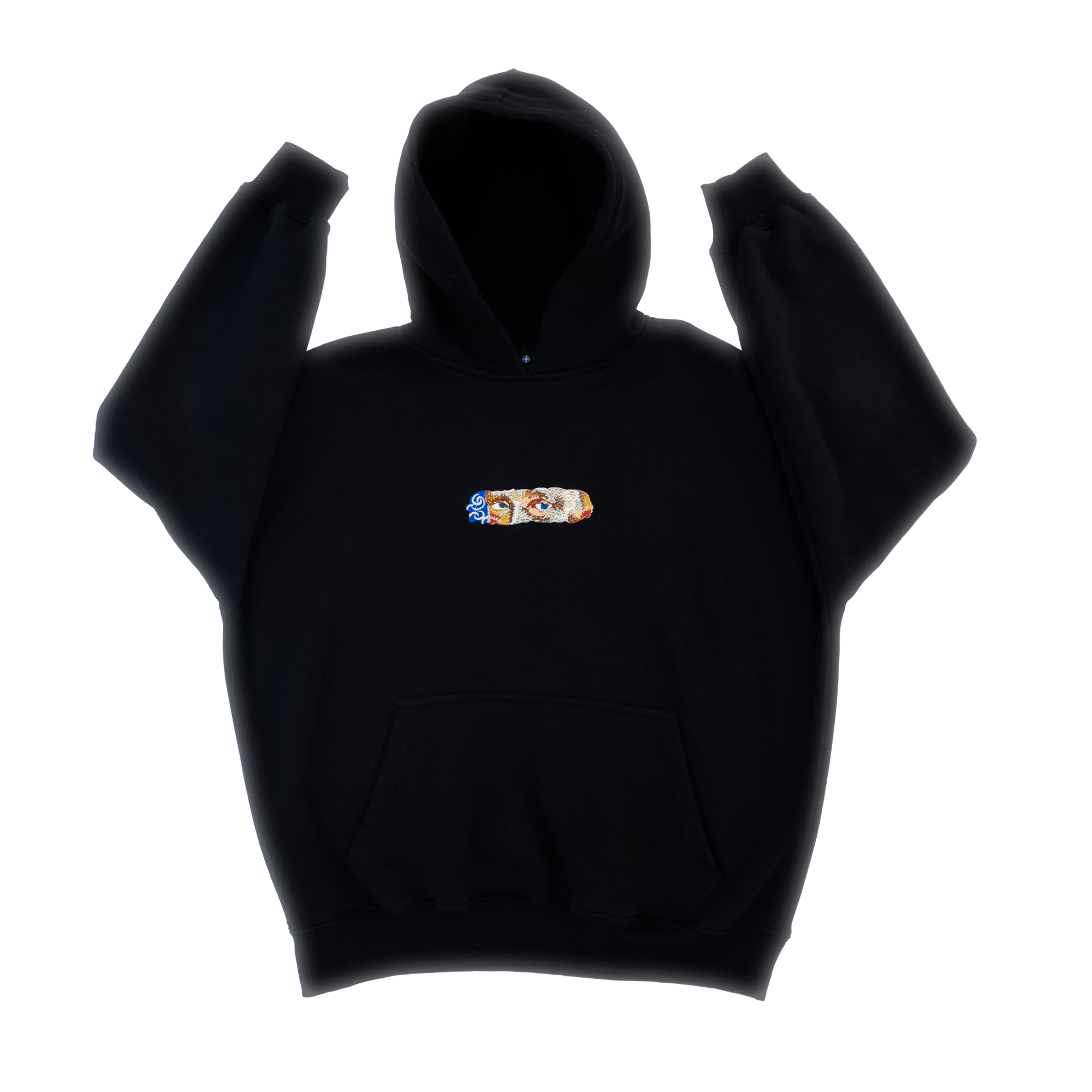 VAN GOGH GAZE EMBROIDERED HOODIE