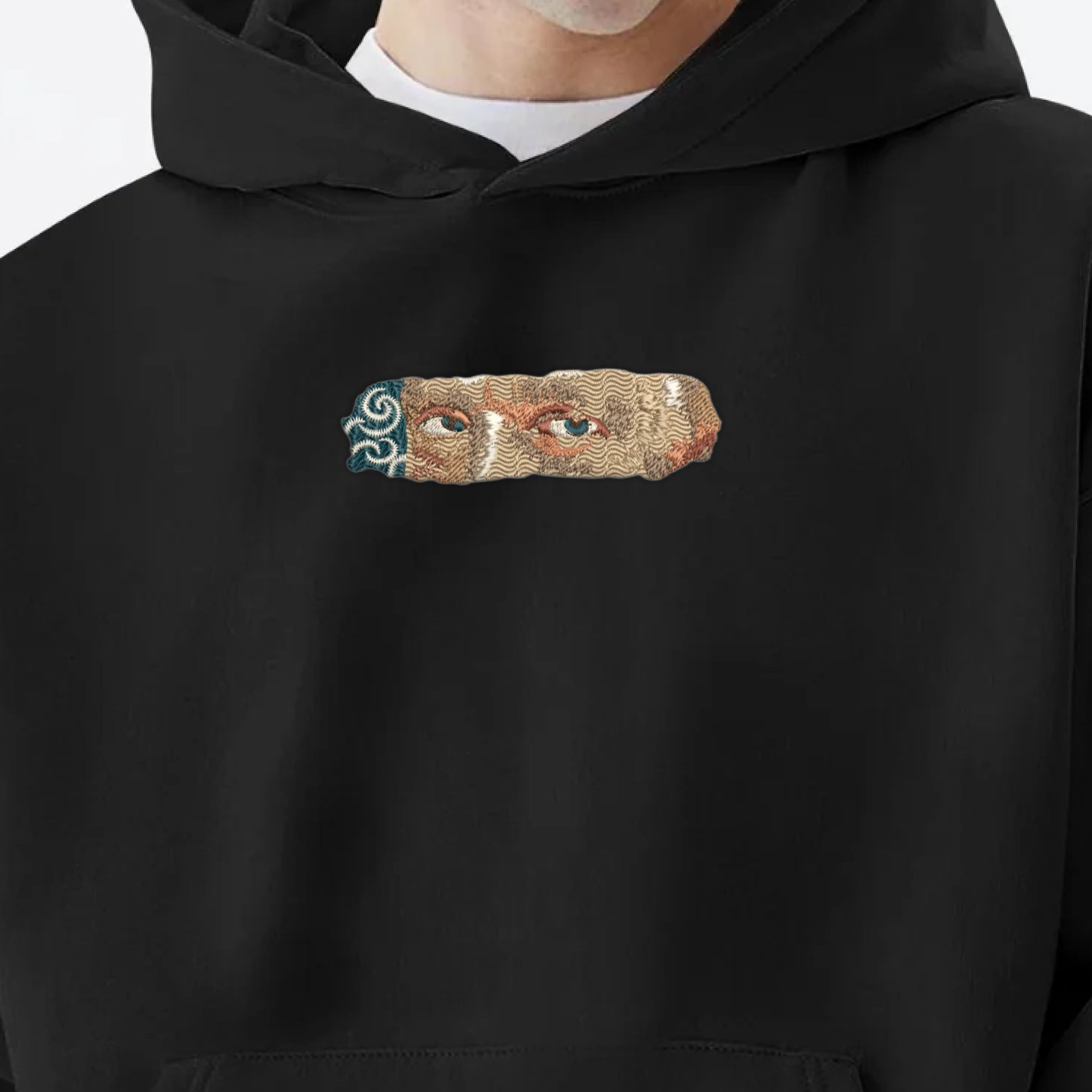 VAN GOGH GAZE EMBROIDERY HOODIE
