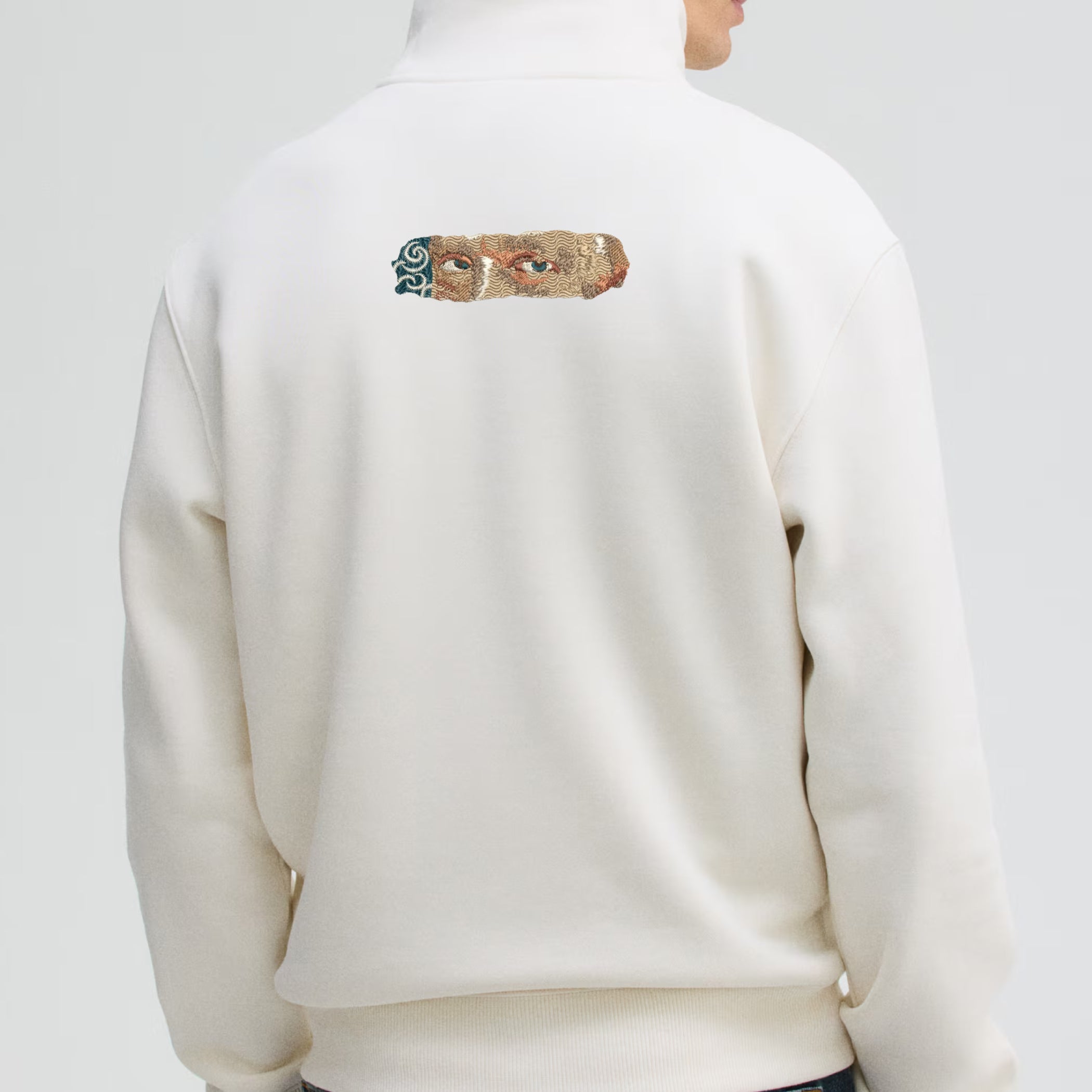 VAN GOGH GAZE QUARTER ZIP HOODIE